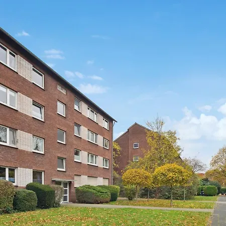 1 Zi. Wohnung, 34m², Parken, Messe Dus アパート *