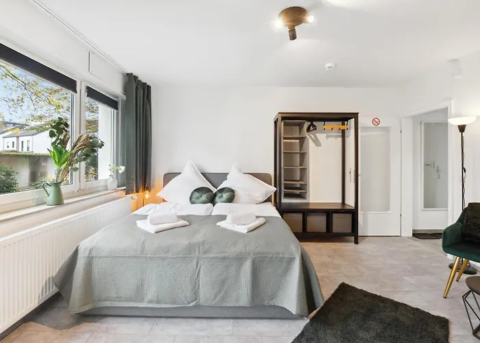 Appartement 1 Zi. Wohnung, 34m², Parken, Messe Dus